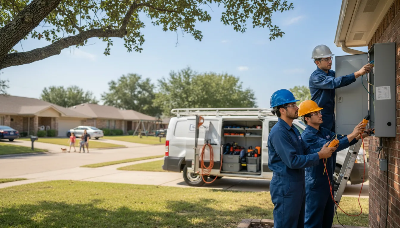 Certified electrician providing emergency electrical services in Hill Afb, UT